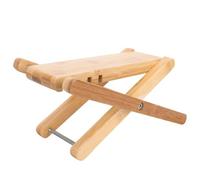 PRETYZOOM Bambou Repose-Pieds Pliable Réglable pour Pédicure Salon | Structure Stable, Capacité Portante, Soulage la Fatigue, Usage Maison et Salon, Support Pratique