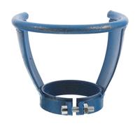 PRETYZOOM Bouchon Bouteille Gaz Bleu en Acier avec Poignée Intégrée pour Protection de Valve, Installation Facile, pour Stockage et Ateliers Industriels