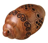PRETYZOOM Bouteille en Bois Sculpté Pendentif Aromatique Ouvrable, Diffuseur D'aromathérapie pour Boules Parfumées, Contenant Pratique et Décoratif pour Maison