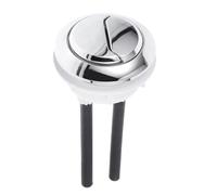 PRETYZOOM Bouton Poussoir de Toilette en Abs Argenté Double Chasse et Tige Extra Longue, pour Réparation de Réservoirs de Toilettes Usage Domestique ou Hôtelier Couleur Couleur Aléatoire