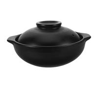 PRETYZOOM Casserole Design Élégant 900ml avec Couvercle en Céramique Résistant la Chaleur pour Cuisson de Riz et Plats Faits Maison la Maison
