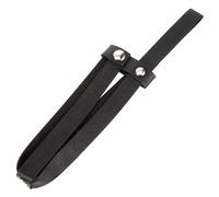 PRETYZOOM Ceinture Porte-Bouteille Ronde et Portable en Cuir Synthétique Noir Vintage Protège Bouteilles en Verre pour Cosplay et Fêtes Renaissance