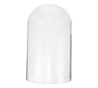 PRETYZOOM Cloche en Verre pour Horloges Mécaniques 12x20 Cm sans Socle, Dôme Décoratif Transparent Anti-poussière et Humidité, Vitrine Élégante pour Décoration Intérieure et Événements