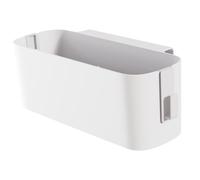 PRETYZOOM Corbeille à Suspendre Blanche en Pp Pratique Compartiments pour Chevet, Organiseur de Chambre à Coucher pour Lit de Bébé ou Porte D'armoire