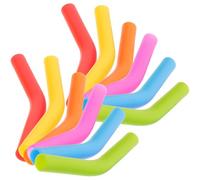 PRETYZOOM Embouts de Pailles en Silicone Réutilisables, Intérieur 8 Mm, Léger et Pratique, Lot de 24 Pièces pour Boisson, Couverture de Paille Solide et Facile à Nettoyer