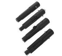 PRETYZOOM Embouts Filetés en Plastique pour Réparation de Rallonge de Balai à Franges, 4 Pièces, avec Clip Ressort, Compatibles Perche Télescopique pour Nettoyage Quotidien