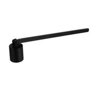PRETYZOOM Éteignoir à Bougies en Acier Inoxydable Noir à Long Manche | Design Ergonomique, Capot Droit Mobile, Accessoire pour Éteindre les Mèches