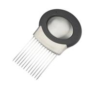 PRETYZOOM Fourchette en Acier Inoxydable pour Trancher Oignons et Légumes, Outil Cuisine Oval Polyvalent pour Découpe Uniforme et Piquage Cuisine