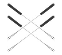 PRETYZOOM Fourchettes à Cornichons avec Manche Long 24cm en Acier Inoxydable 4pcs Anti-rouille et Minimisant le Gaspillage, Maison Voyage