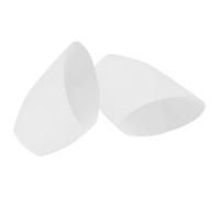 PRETYZOOM Housse de lampe de chevet 2Pcs plastique blanc 13.00X8.50X8.50Cm à cheval protection des yeux et anti-poussière pour hôtel