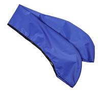 PRETYZOOM Housse de Remplacement pour Toit de Bateau Bimini en Tissu Oxford 600d Imperméable Bleu Protection Solaire et Étui de Rangement en Acier pour Cadre de Bateau
