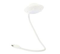 PRETYZOOM Lampe De Bureau Led Usb Soucoupe Volante Pour Élève, Design Moderne, Veilleuse Led Douce, Lampe De Lecture Compacte Pour Chambre Et Bureau, Lumière Blanche Chaude