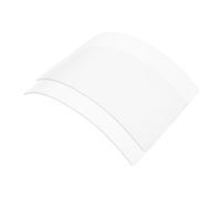 PRETYZOOM Lentille de Remplacement pour Capot de Sablage 2pcs en Verre 3mm pour Masque Ponçage Protection Particules Fines Vue Claire