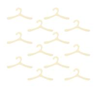 PRETYZOOM Lot de 12 Cintres en Plastique pour Vêtements de Chien et Chat, 19 CM, Anti-Dérapants, Pratiques pour Organiser la Garde-Robe des Petits Animaux
