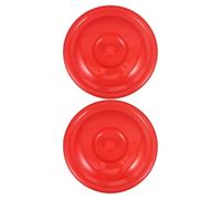 PRETYZOOM Lot de 2 Couvercles Ronds pour Poubelles Extérieures, Plastique Solide, Diamètre 20cm, Étanches, Adaptés au Bac à Compost et Déchets Ménagers, Usage Domestique et Professionnel