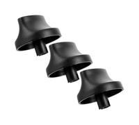 PRETYZOOM Lot de 3 Boutons de Minuterie Mécaniques Universels pour Four et Cuiseur à Riz, Plastique Noir, Contrôle Précis du Temps, Cuisine Maison et Restaurant