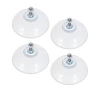 PRETYZOOM Lot de 4 Ventouses Filetées en Pvc Antidérapantes pour Pieds de Machine à Couper Frites, Compatibles Équipements Cuisine Professionnelle, Fixation Stable et Solide