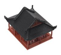 PRETYZOOM Mini Pavillon Chinois Décoratif pour Jardin Statue Miniature de Pagode pour Bonsai et Terrarium Ornement Zen pour Décoration Intérieure et Extérieure