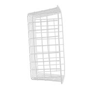 PRETYZOOM Organisateur de Congélateur en Fil de Fer Blanc, Panier de Congélation 28x21,5x12 Cm, Bac de Rangement Alimentaire Métallique pour Fruits et Légumes, Usage Domestique