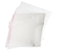 PRETYZOOM Paquet Auto-adhésifs en OPP Blanc 12x18cm Lot de 200 Grosse Capacité pour Rangement Vêtements et Bijoux pour Petits Sachets d'emballage