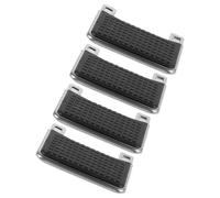 PRETYZOOM Pédale pour bac à compost plastique 4 pièces remplacement pied pédale pour poubelle de cuisine mécanisme à commande compatible poubelle ronde 3L-5L