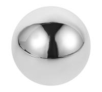 PRETYZOOM Pierre à Whisky en Acier Inoxydable 304 Ronde Argentée 55mm avec Boîte Pp, Boules à Glace Réutilisables pour Refroidissement Rapide de Boissons et Vin