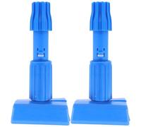 PRETYZOOM Pinces de Rechange pour Tête de Balai en Plastique Bleu, Lot de 2pcs, Fixation Facile et Détachable pour Accessoires de Balai Serpillère Professionnelle