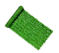 PRETYZOOM Plastique Vert Clôture Végétale Simulée, Feuilles Réalistes | Treillis Végétal Artificiel, Fausse Clôture pour Railings et Fence, Respirante, Intimité Accrue