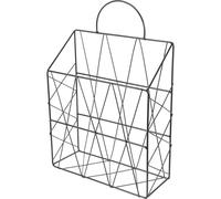 PRETYZOOM Porte-Livres en Fer Mural Suspendu pour Organisation Rapide de Dossiers et Rangement Bureau