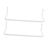 PRETYZOOM Porte-Serviettes Extensible pour Panneau Perforé 2 Pcs en Acier Inoxydable, Support Rouleau Essuie-Tout Pratique, Rangement la Cuisine Salle de Bain, Compatible Panneau Standard