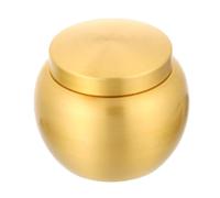PRETYZOOM Pot à Poudre en Cuivre Or, Conteneur Scellé Hermétique et Résistant, Mini Théière Créative pour Stockage D’parfum et Poudre D’parfum
