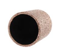 PRETYZOOM Pot de Rangement Multifonction à Paillettes Dorées pour Pinceaux et Crayons, Organisateur Stable et Portable pour Bureau et Voyage, Finition Élégante Couleur Dorée