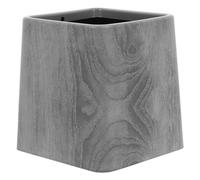 PRETYZOOM Poubelle Rétro en Plastique Imitation Bois, Moderne, Polyvalente | Usage Maison, Entretien Facile, Capacité Optimale, Solide sans Déformation, Style Minimaliste pour Chambre