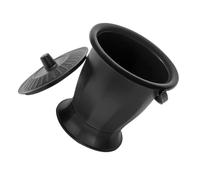 PRETYZOOM PP Pot à Urine Portable Adulte avec Couvercle Antidérapant Noir | Léger et Résistant aux Chocs, Isole les Odeurs, Usage Chambre, Voyage, Camping, Toilette
