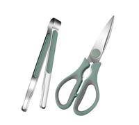 PRETYZOOM Set de Pinces Poignée Confortable en Abs en Acier Inoxydable 20cr13 Outil Multifonction Cuisine pour Barbecue pour Dîner la Maison et Grillades