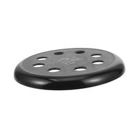 PRETYZOOM Siège De Remplacement Rond pour Tabouret De Bar Housse Plastique Noire à Compatible pour Restaurant Et Maison