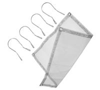 PRETYZOOM Support de Feu Pliable en Acier Inoxydable Écran en Maille pour Camping et Randonnée, Design Portable et Protection Les Étincelles, Accessoire de Matériel de Camping Compact