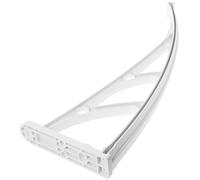 PRETYZOOM Support de Store PVC Blanc Renforcé pour Auvents de Fenêtre, Facile à Démonter, pour Usage Extérieur et Commercial, Support Solide pour Auvent Silencieux