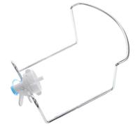 PRETYZOOM Support pour Bonbonne D’Eau 2 à 5 Gallons, Rack Vertical | Acier Inoxydable et Plastique, Base Élargie, Centre Inférieur, Usage Bureau et Chambres D’hôtel, Nettoyage Facile