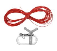 PRETYZOOM Tendeur de Câble en Hiver pour Bâche de Piscine Hors Sol en Aluminium et Acier, Kit Treuil Facile à Utiliser pour Protéger la Couverture