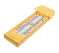 PRETYZOOM Thermomètre Extérieur Mini Maxi en Plastique Abs Beige Enregistrement des Températures Maximum et Minimum, pour Jardin et Serrage