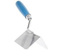PRETYZOOM Truelle D’angle Intérieure en Acier Inoxydable, Poignée | Outil Multifonction, Prise Confortable, Format 7,47x3,34x3,34 Pouces, pour Enduit et Finition