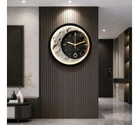 PreuepltrMa Art Mural 3D LED, Horloge Murale 3D Lune Thème avec Capteur de Mouvement/Télécommande Art Mural à Texture de Grès pour Salon Salle à Manger(A Sensor,40cm/15.75" in)