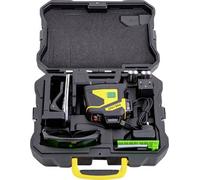 Prexiso PLC3-360G Laser à lignes 360° Laser vert, avec laser à 360°, batterie incluse, boîtier inclus Portée (max.): 60 m