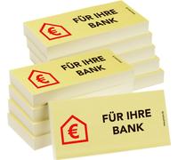 PRICARO Notes adhésives "Pour votre banque", 100 feuilles, 10 pièces