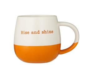 Price & Kensington Tasse à café latte en céramique Choco Rise and Shine et boissons chocolatées chaudes 340 ml