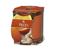 Price's - Bougie en pot à la mandarine et au gingembre - Parfum doux, fruité, de qualité - Parfum longue durée - Jusqu'à 45 heures de combustion