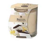 Price's - Bougie en pot à la vanille douce - Parfum délicat, sucré et délicieux - Parfum longue durée - Jusqu'à 45 heures de combustion