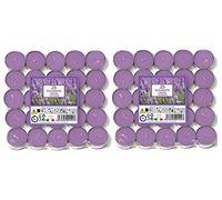 Price's Candles 021937D Aladino Lot de 50 bougies chauffe-plat parfumées à la lavande