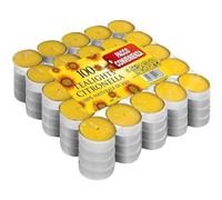 Price's Candles Lot de 100 bougies chauffe-plat à la citronnelle